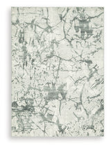 Tobinbury Gray Washable 5' x 7' Area Rug