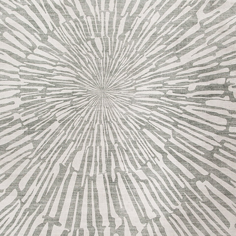 Verland Gray/White Washable 7'6" x 9'6" Area Rug