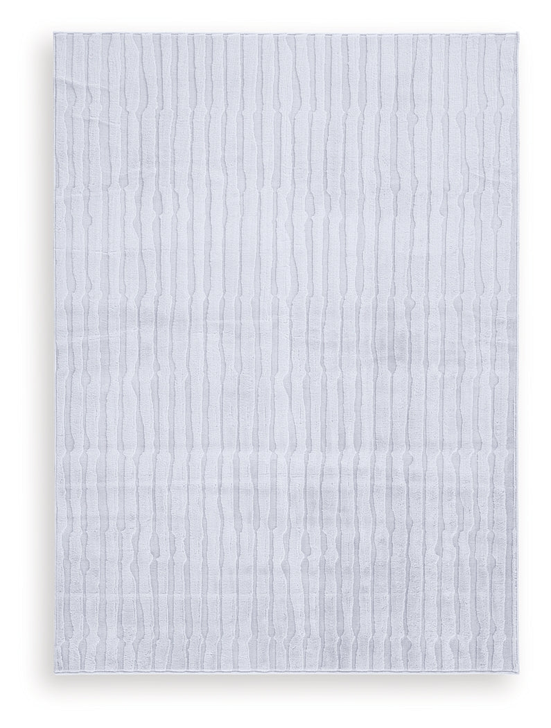 Worthley Gray Washable 5' x 7' Area Rug