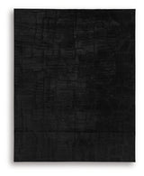 Gibbswell Black Washable 8' x 10' Area Rug