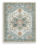 Wallney Multi 7'6" X 9'6" Memory Foam Area Rug