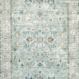 Ladstoney Teal/Beige/Ochre 5' x 7' Memory Foam Area Rug