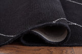 Marav Black/White 7'8" x 10' Area Rug