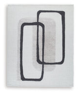 Davismour Ivory/Taupe/Charcoal 7'8" x 10' Area Rug
