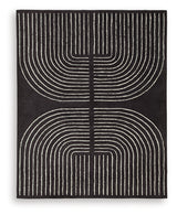 Eldonmore Black/Ivory 7'8" x 10' Area Rug