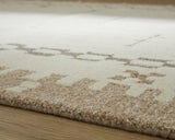 Dot Cream/Brown/Taupe 5' x 7' Area Rug