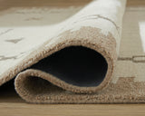 Dot Cream/Brown/Taupe 7'8" x 10' Area Rug