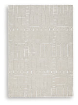 Wolbert Tan/Ivory 5' x 7' Area Rug
