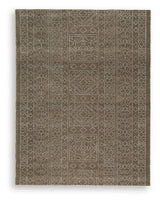 Merrittman Brown/Ivory 7'8" x 10' Area Rug