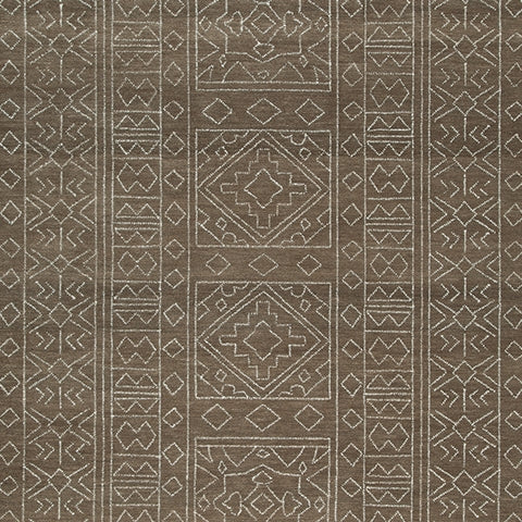 Merrittman Brown/Ivory 7'8" x 10' Area Rug