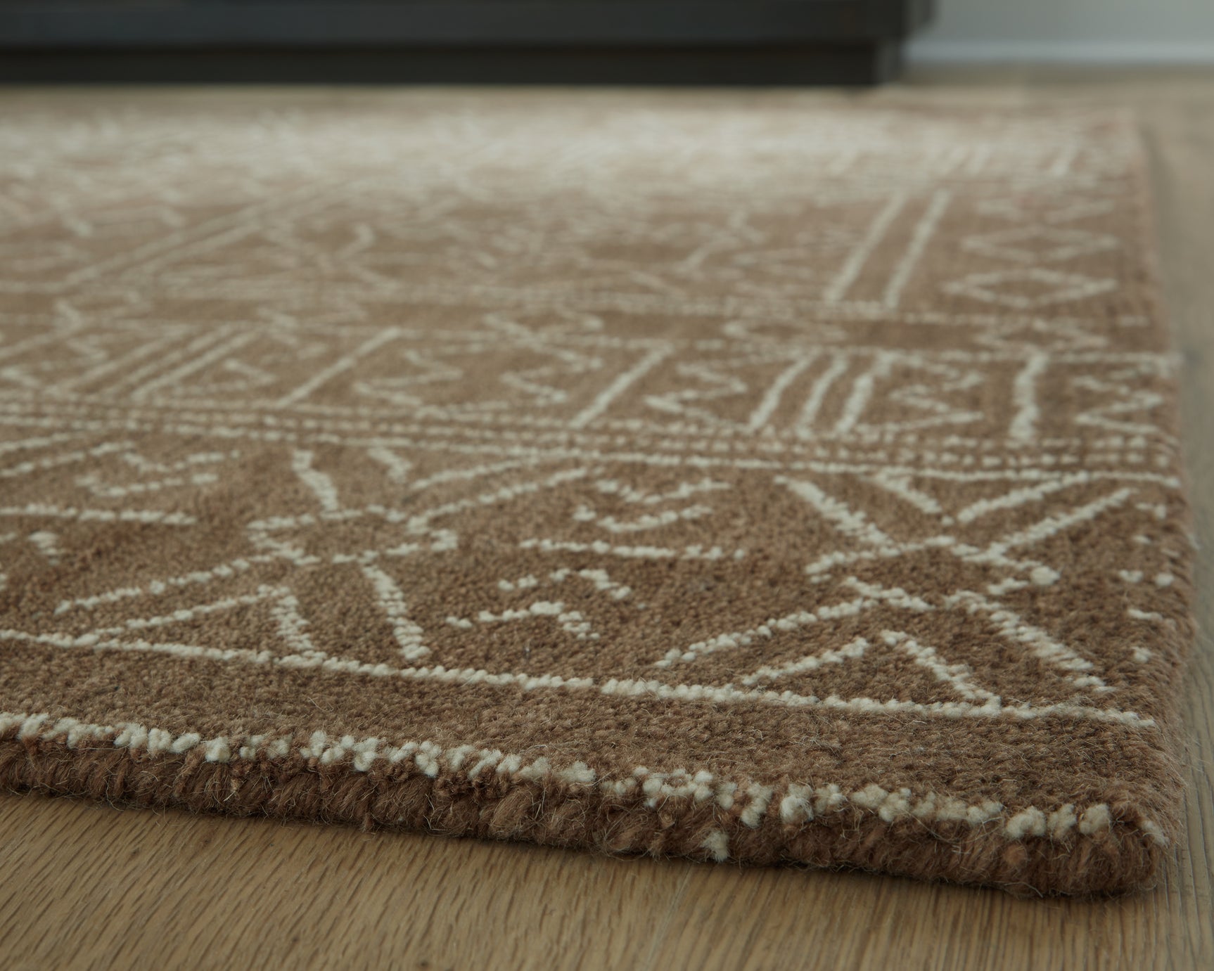 Merrittman Brown/Ivory 7'8" x 10' Area Rug