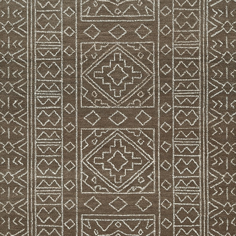 Merrittman Brown/Ivory 5' x 7' Area Rug