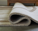 Rizwana Ivory/Brown/Gray 7'6" x 10' Area Rug