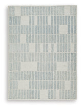 Dylanton Ivory/Blue 5' x 7' Area Rug