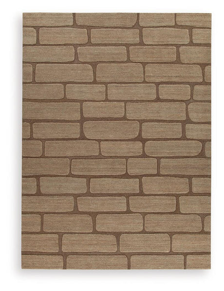 Orest Brown Extra Large Rug view 2
