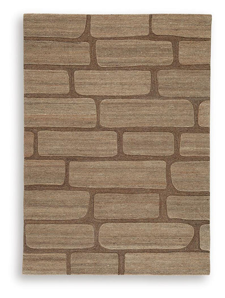Orest Brown Medium Rug view 2