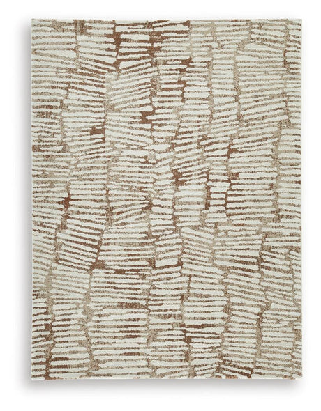 Uduak Cream/Tan/Rust Medium Rug view 2