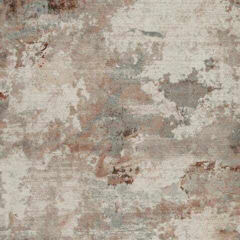 Jadenburg Cream/Gray/Sienna Large Rug finish detail