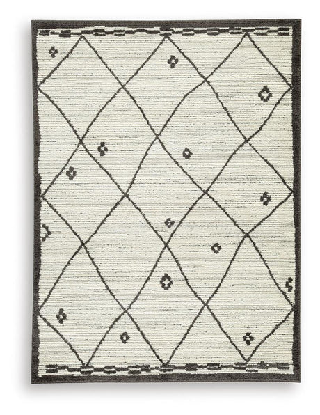 Fenriston Cream/Black Large Rug view 2