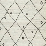 Fenriston Cream/Black Medium Rug finish detail