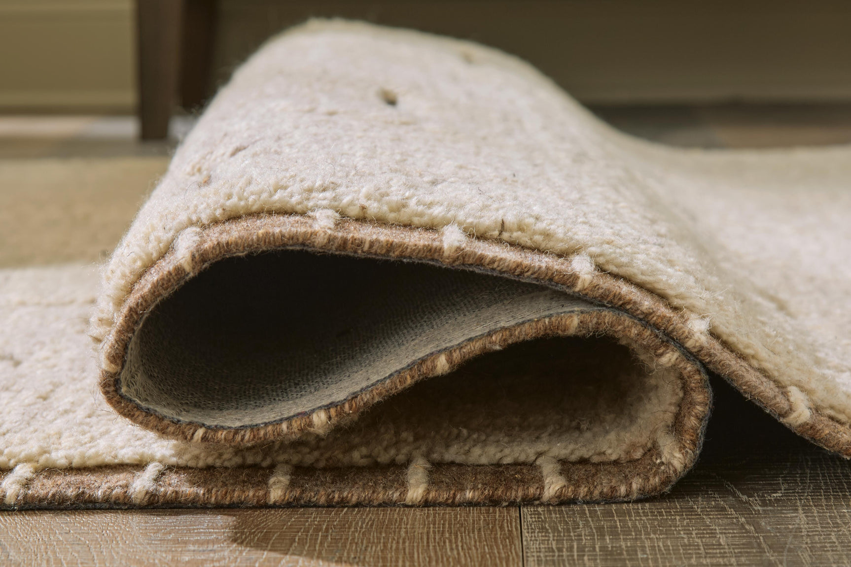 Clayman Beige/Brown Large Rug