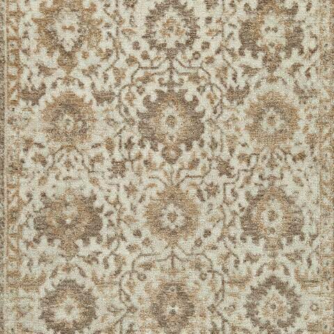 Sableridge Ivory/Taupe/Camel Medium Rug finish detail