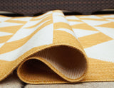 Thomley Ivory and Yellow 8' x 10' Indoor/Outdoor Rug