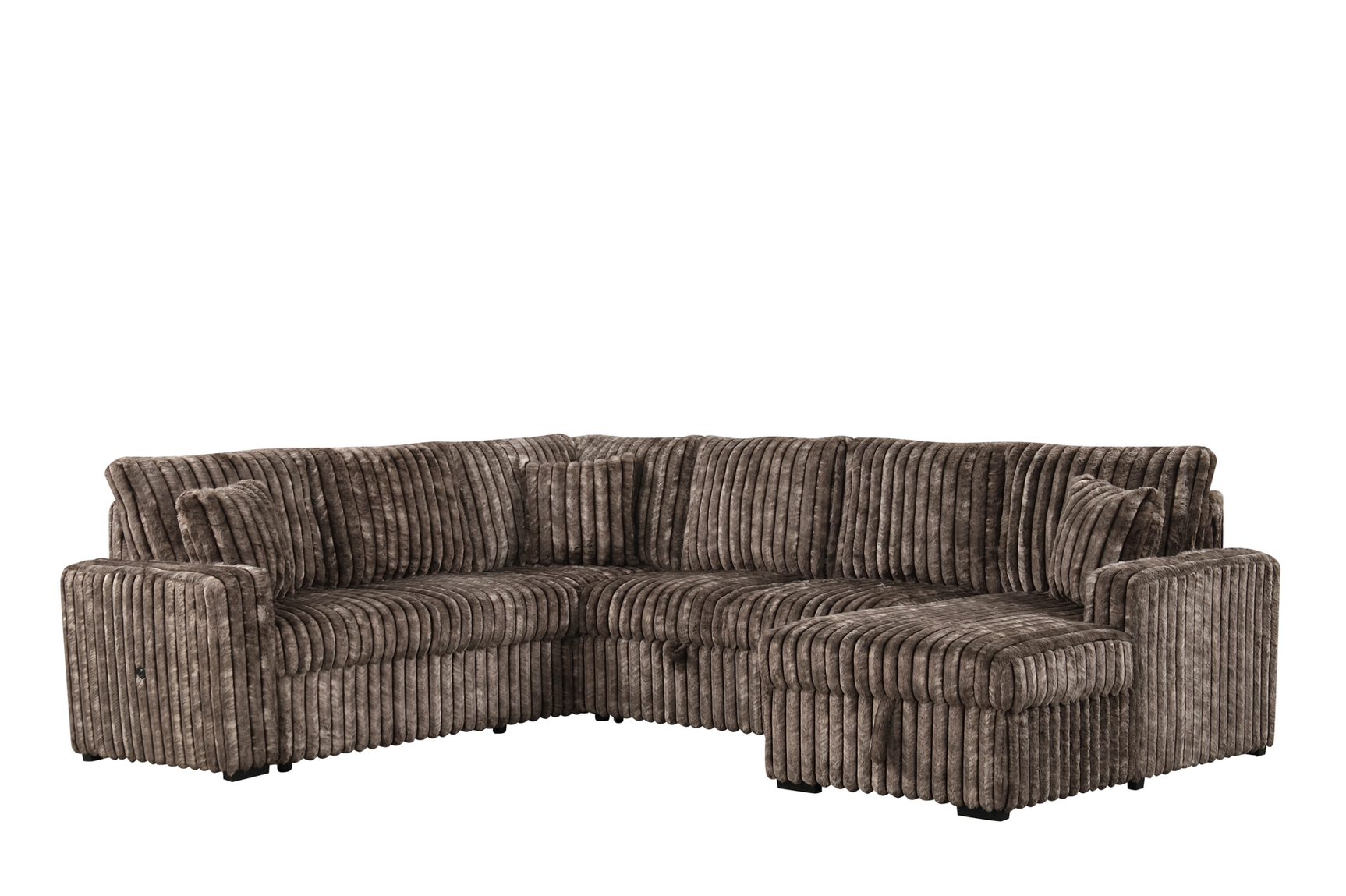 Raha II Brown Storage Sectional