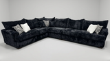Rizz Black 4-Piece Sectional Sofa view 2