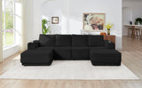 Nuve Black Modular Sectional