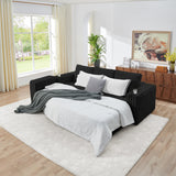Nuve Black Modular Sectional