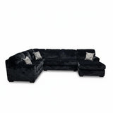 Austin Black Furby Sectional