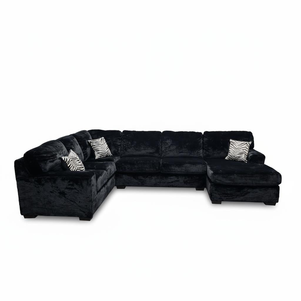 Austin Black Furby Sectional