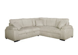 Neeha Cream Corduroy Fabric Sectional
