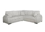 Neeha Gray Corduroy Fabric Sectional