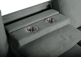 Bexley Gray Living Room Set w Pull-Out Bed