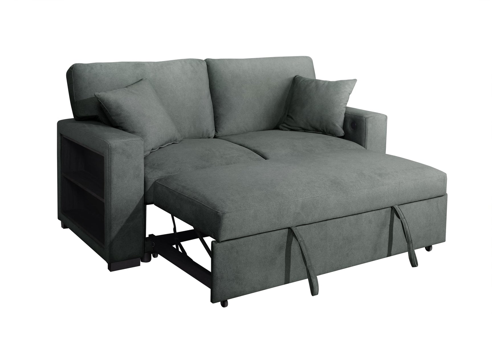 Bexley Gray Living Room Set w Pull-Out Bed