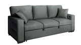 Bexley Gray Living Room Set w Pull-Out Bed