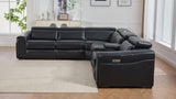 Divani Black Power Reclining Sectional