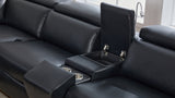 Divani Black Power Reclining Sectional