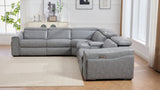 Divani Grey Power Reclining Sectional