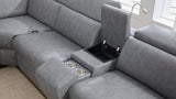 Divani Grey Power Reclining Sectional
