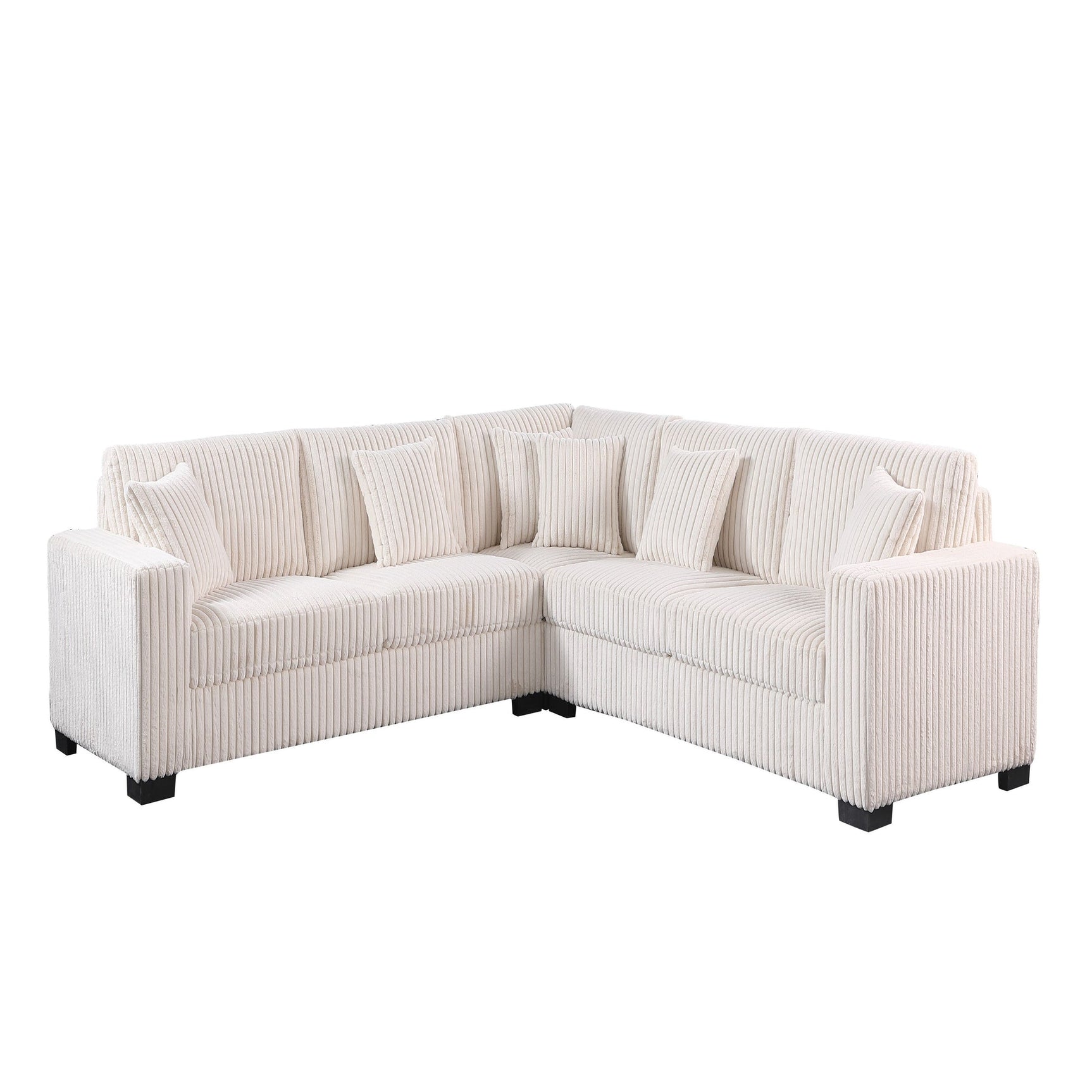 Comfy II Cream 2-Piece Sectional