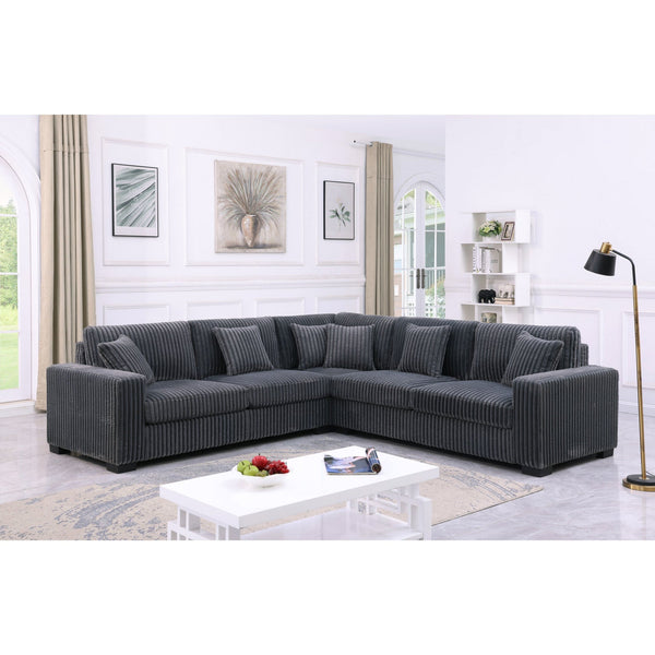 Comfy II Grey 2-Piece Sectional