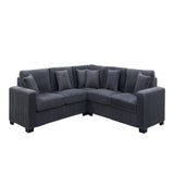 Comfy II Grey 2-Piece Sectional