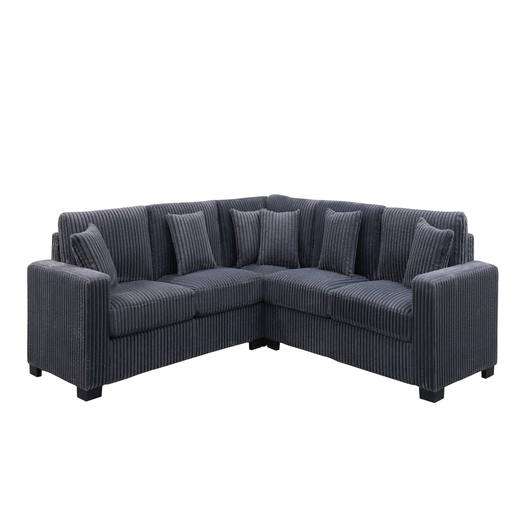Comfy II Grey 2-Piece Sectional