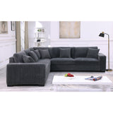 Comfy II Grey 2-Piece Sectional