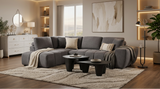 Uptown Grey 2-Piece Sectional Sofa from Ella Furniture