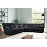 Starlight Black Power/Adj Headrest Reclining Sectional