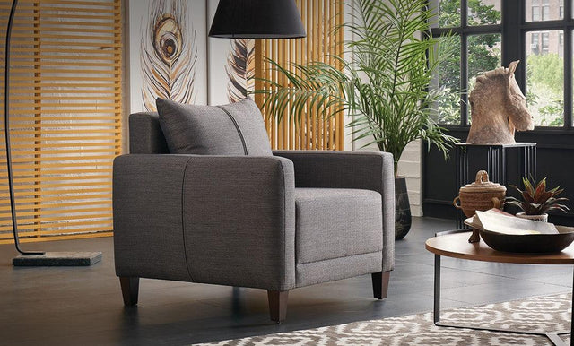 Smart Brown Armchair - Ella Furniture